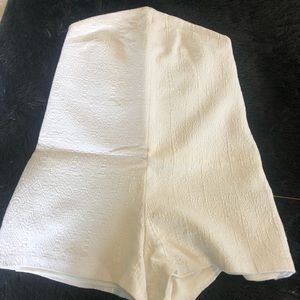 Zara white texture romper